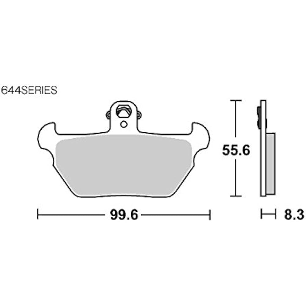 KITACO SBS Brake Pad 644HS Sinter Metal 777-0644020