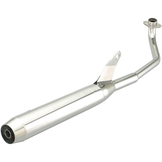 KITACO Sporty Down Muffler Compliant with 2010 Acceleration Noise Regulations Super Cub 110/Pro Stainless Steel/Buffed 543-1429400