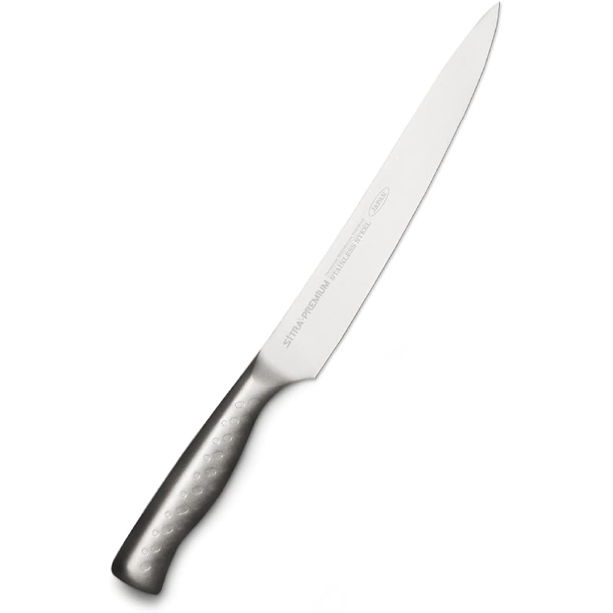 SiTRA All Stainless Steel Integrated Knife Premium Sashimi Yanagiba Knife Made in Japan