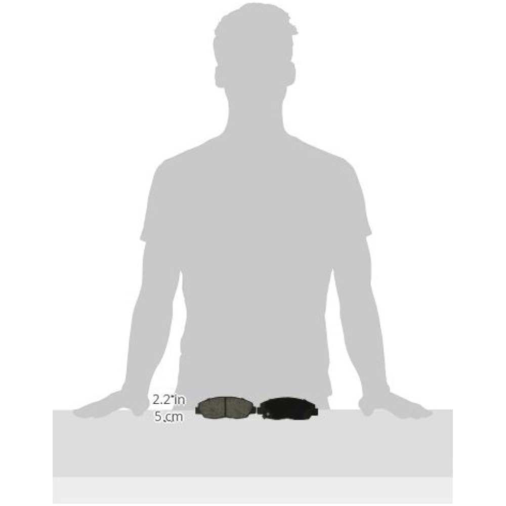 BOSCH (Bosch) BE465A Blue Disc Brake Pad Set 1997-005 Acula EL and 1996-2011 Honda Civic Vehicle-Front