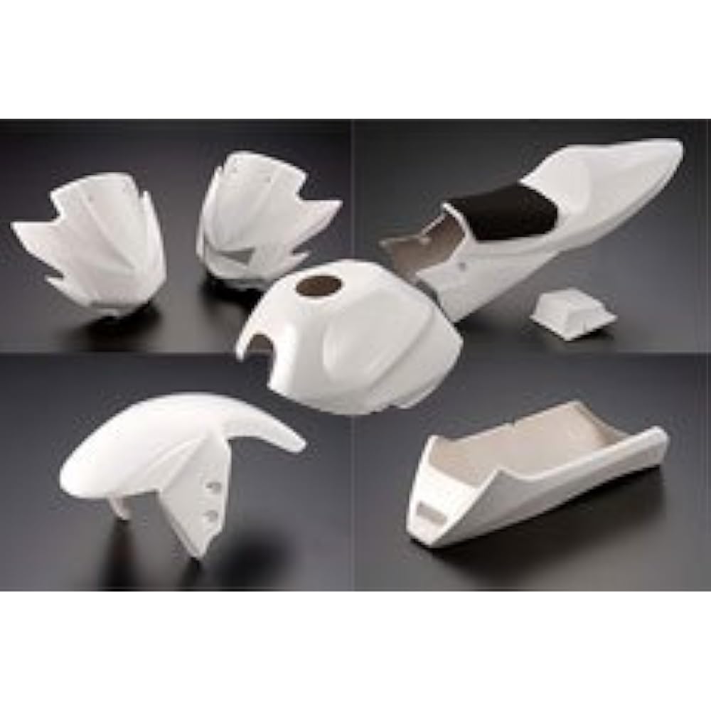 NOJIMA ENGINEERING Z1000 Replica Exterior 5 Piece Set Street FRP Black Gel KSR110(03-08) NCW621FS-BK