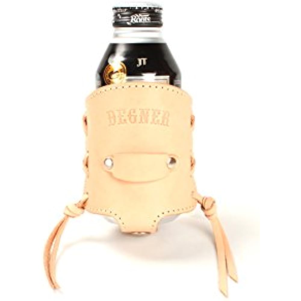 DEGNER Drink Holder Natural Tanned Cowhide Leather TAN DH-4