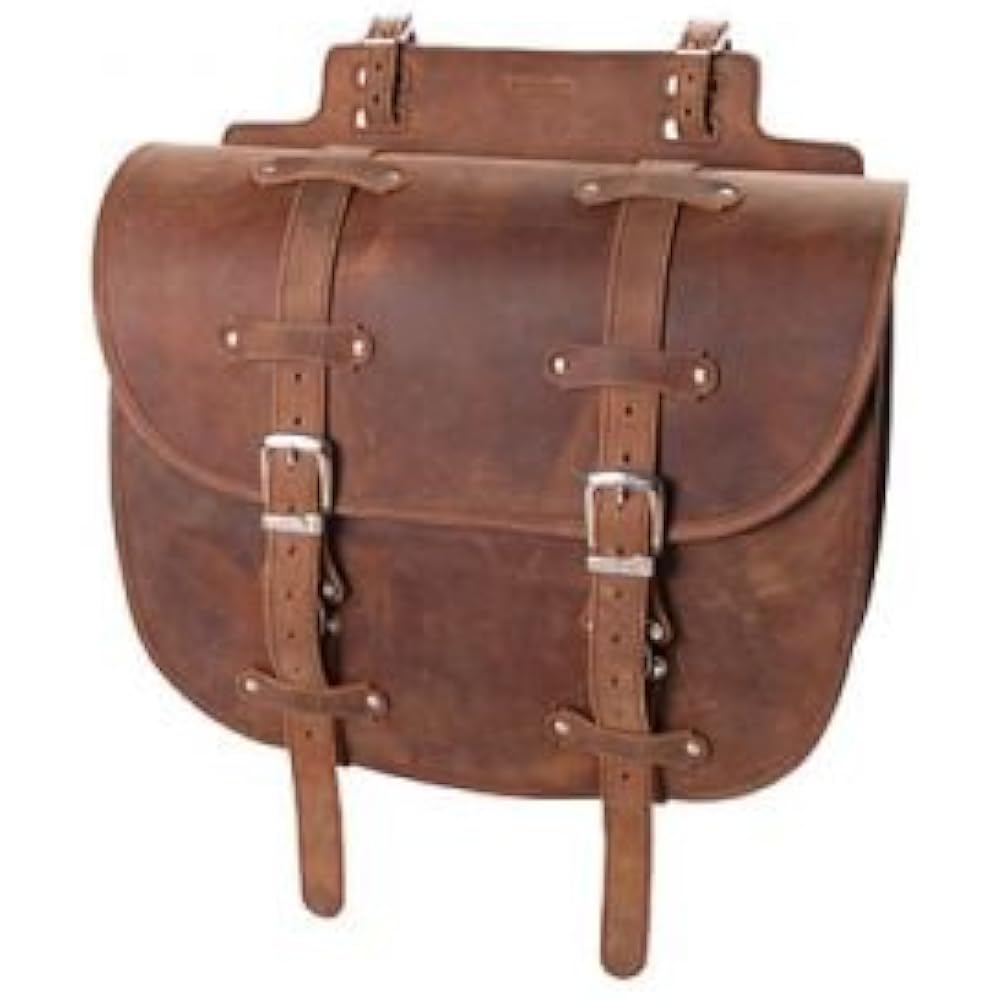 DEGNER SB-64IN Leather Saddle Bag (Brown)