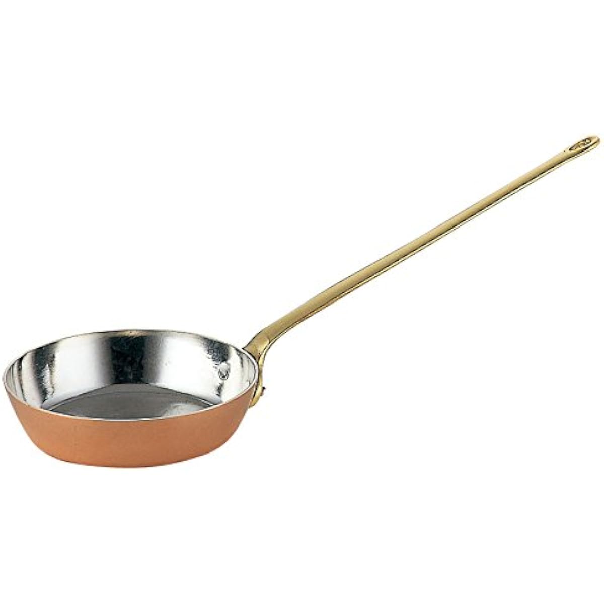 Wadasuke Seisakusho Copper Petit Frying Pan Long Handle 12cm 2513-0120