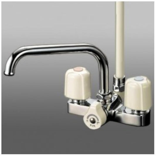 KVK Deck Type 2 Handle Shower Mixing Faucet with 300mm Pipe KF14ER3
