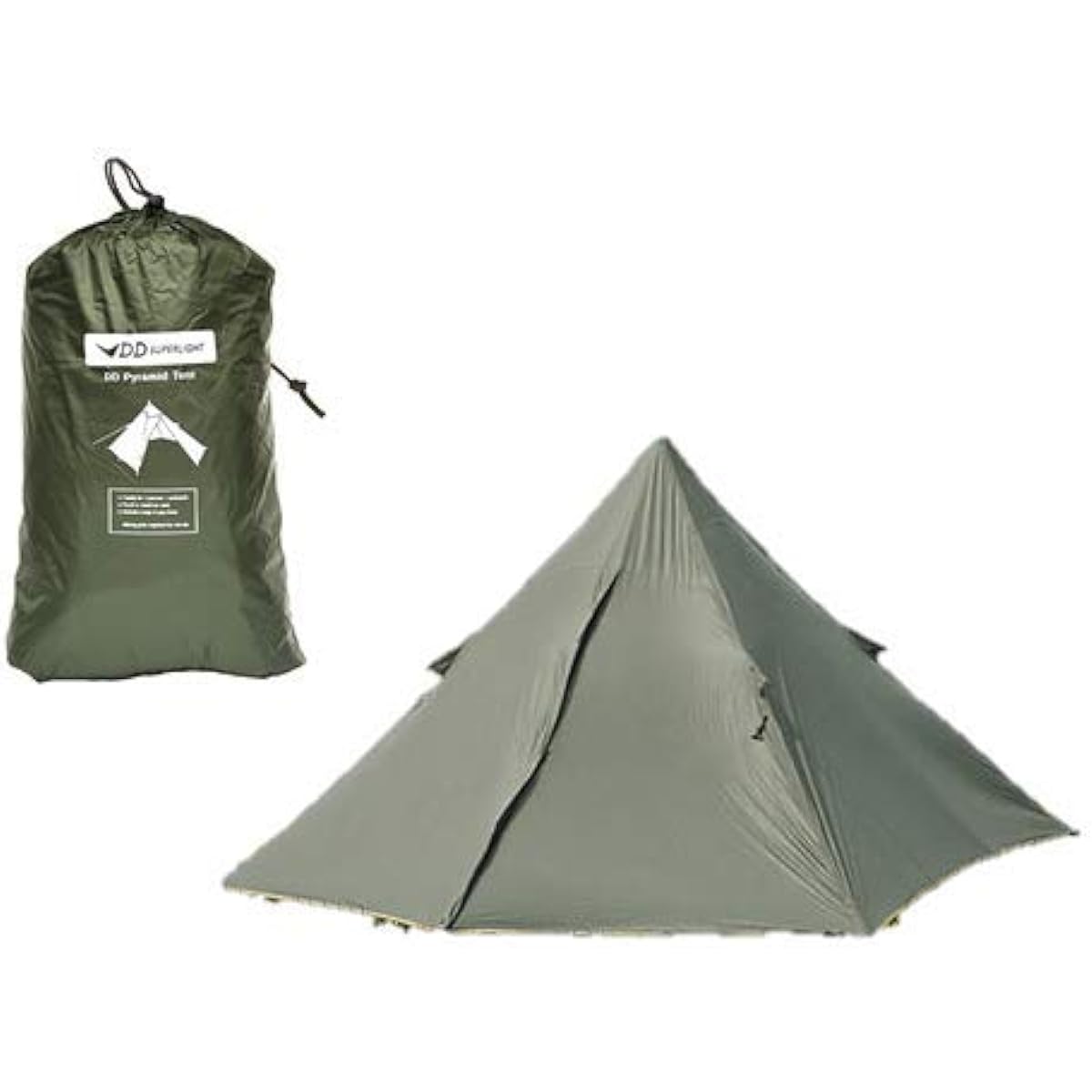 DD SuperLight - Pyramid Tent Super Light Pyramid Tent Ultra Light 3,000mm Fully Waterproof PU Coated Tent [Parallel Import]