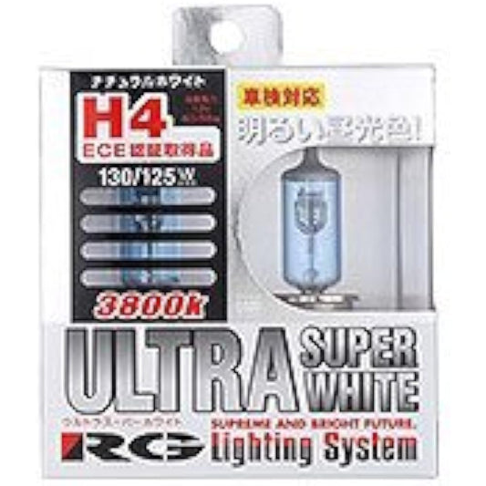 Racing Gear (RACING GEAR) Halogen Bulb [Ultra 3800K] H4 2 pieces G40U