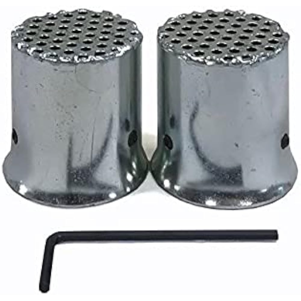 Pine Valley Multi-Header Baffle Exhaust Pipe Mounted General-Purpose Sound Silencing Baffle (Set of 2)