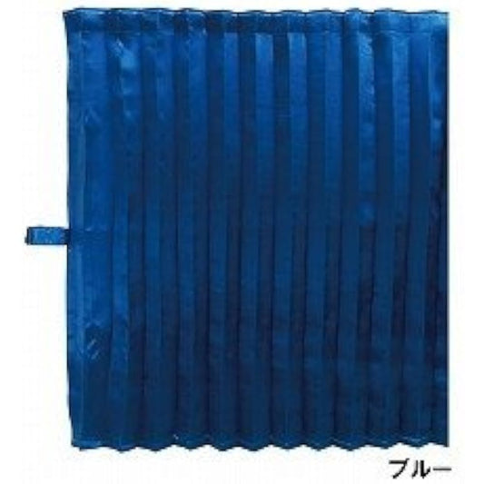 JET INOUE Gentle Side Curtain Accordion Style Blue 507456