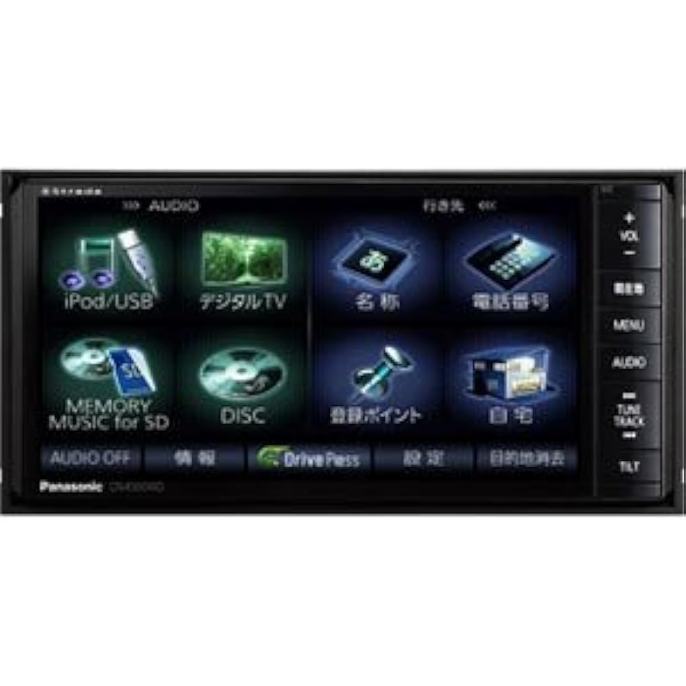 Panasonic Strada 7V wide VGA 2DIN terrestrial digital SD navigation for 200mm wide console CN-R300WD