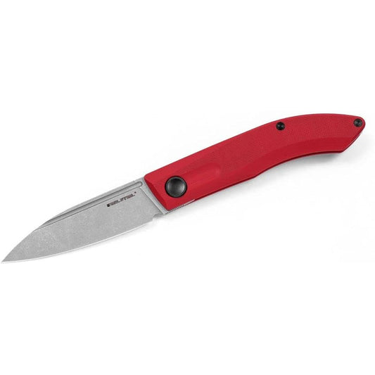 [Domestic genuine product] UMAREX Knife REALSTEEL Stella Red/Graywash Real Steel Folding Knife VG10 Camping Outdoor Survival UMA50204 Small