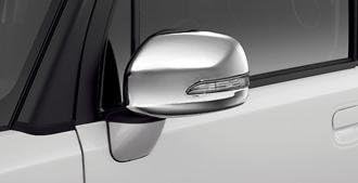 Toyota 08409-60140 Land Cruiser Prado Plated Door Mirror Cover [GRJ150W/151W TRJ150W]