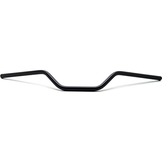 Krator Motorcycle Handlebar 7/8" Black Euro Style Bobber Cruiser Cafe Racer Bike