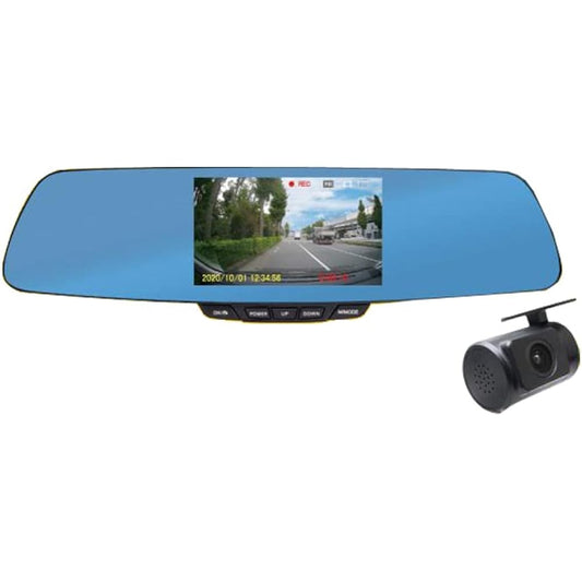 5-inch LCD 2 million pixels Mirror type G sensor Drive recorder Rear camera (1 million pixels) Equipped with Emplace NDR-RC187M