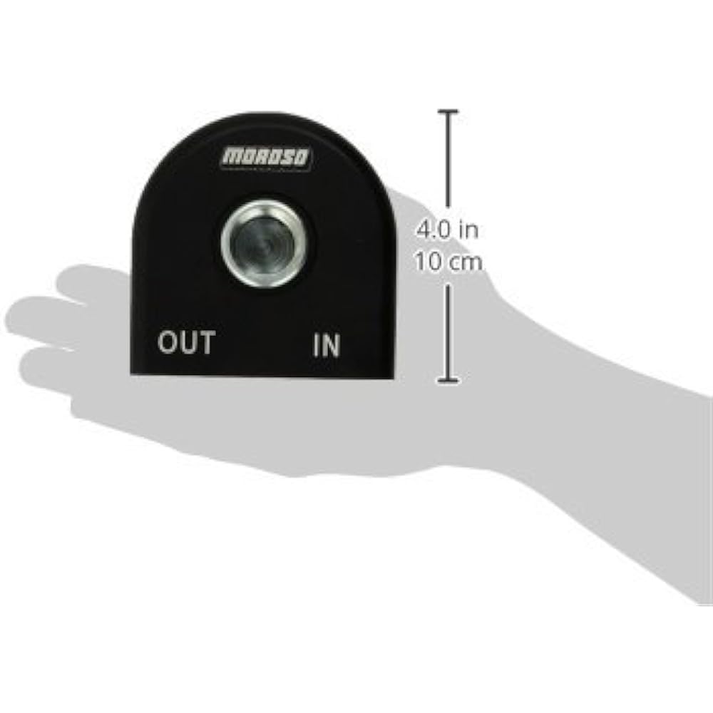MOROSO 23685 90 degrees 20mm 1.5 inch thread remote oil filter adapter