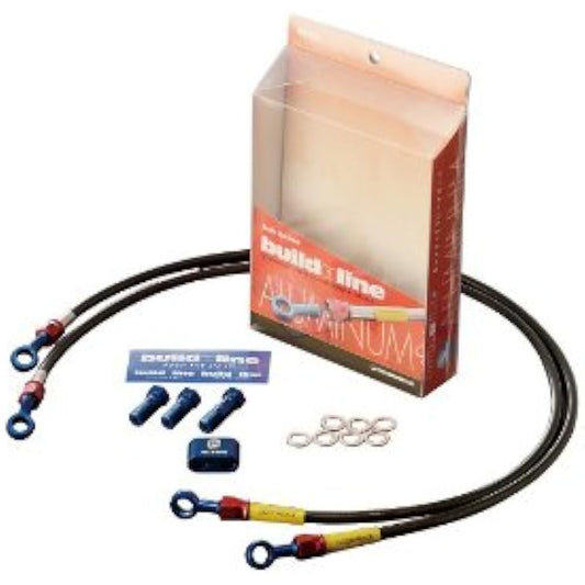 Build A Line Front Brake Hose Aluminum (Blue/Red) Fitting Smoke Hose Direct ZEPHYR750/RS 20571130S