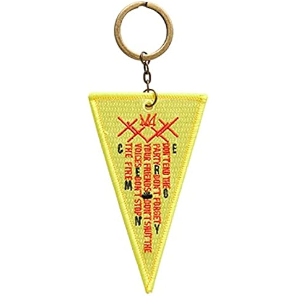 KING GNU Official Goods CEREMONY PENNANT KEYCHAIN (Yellow)