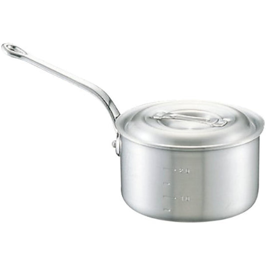 Aluminum King Deep One Hand Pot (with scale) 21cm