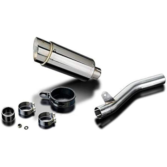 DELKEVIC Slip-on Stainless Steel Muffler for SUZUKI GSXR1000 K1-K2 2001-2002 200mm KIT02BX