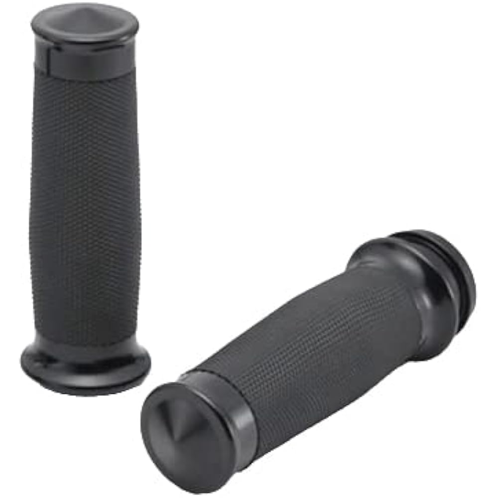 Kijima Motorcycle Bike Parts Metra Grip φ35x128mm Aluminum Billet Body Touring Model ('08-) Black Anodized HD-04796