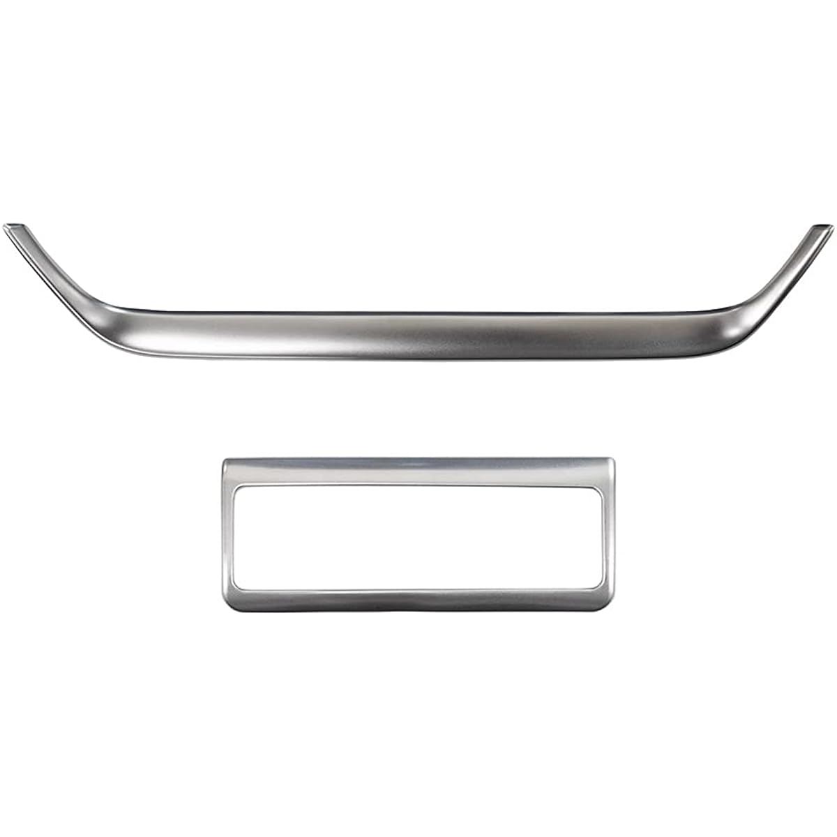 Samurai Produce Toyota Corolla Cross Exclusive Air Conditioner Button Panel Upper Side & Seat Heater Button Around Interior Panel 2P Satin Silver