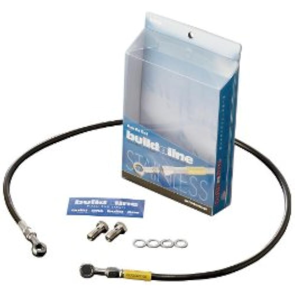 Build A Line Rear Brake Hose Stainless Steel Fitting Smoked Hose ZRX1200R ZRX1200S 20671391S