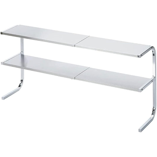 Shimomura Planning Anywhere Support Shelf 2 Tiers Silver 34608