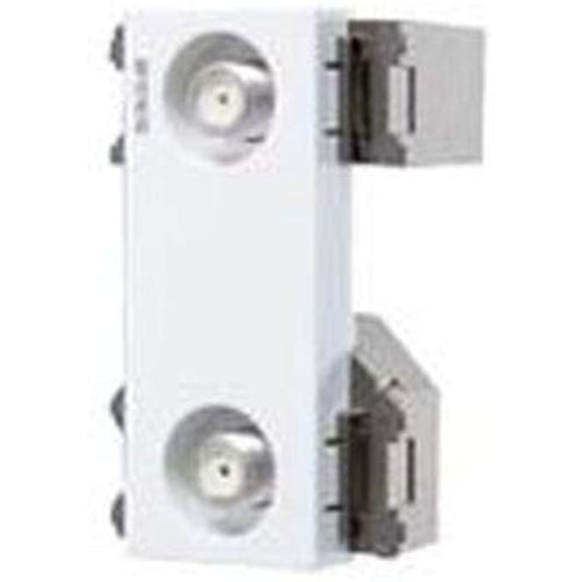 Panasonic Recessed High Shield TV Terminal 2 Terminal for Terminal White WCS4822W