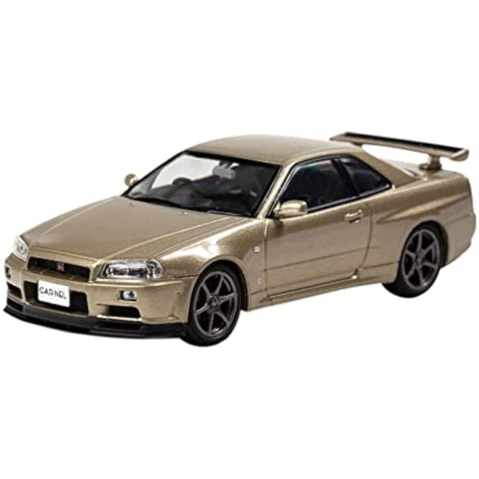 CARNEL 1/43 Nissan Skyline GT-R Mspec Nur (BNR34) 2002 Silica Brass Finished Product CN430201