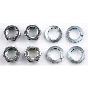 JEGS Chrome Bumper Bolt Kit US Made in the United States 1/2-13 x Length 1-1/2 inch carriage bolt nut washer 4