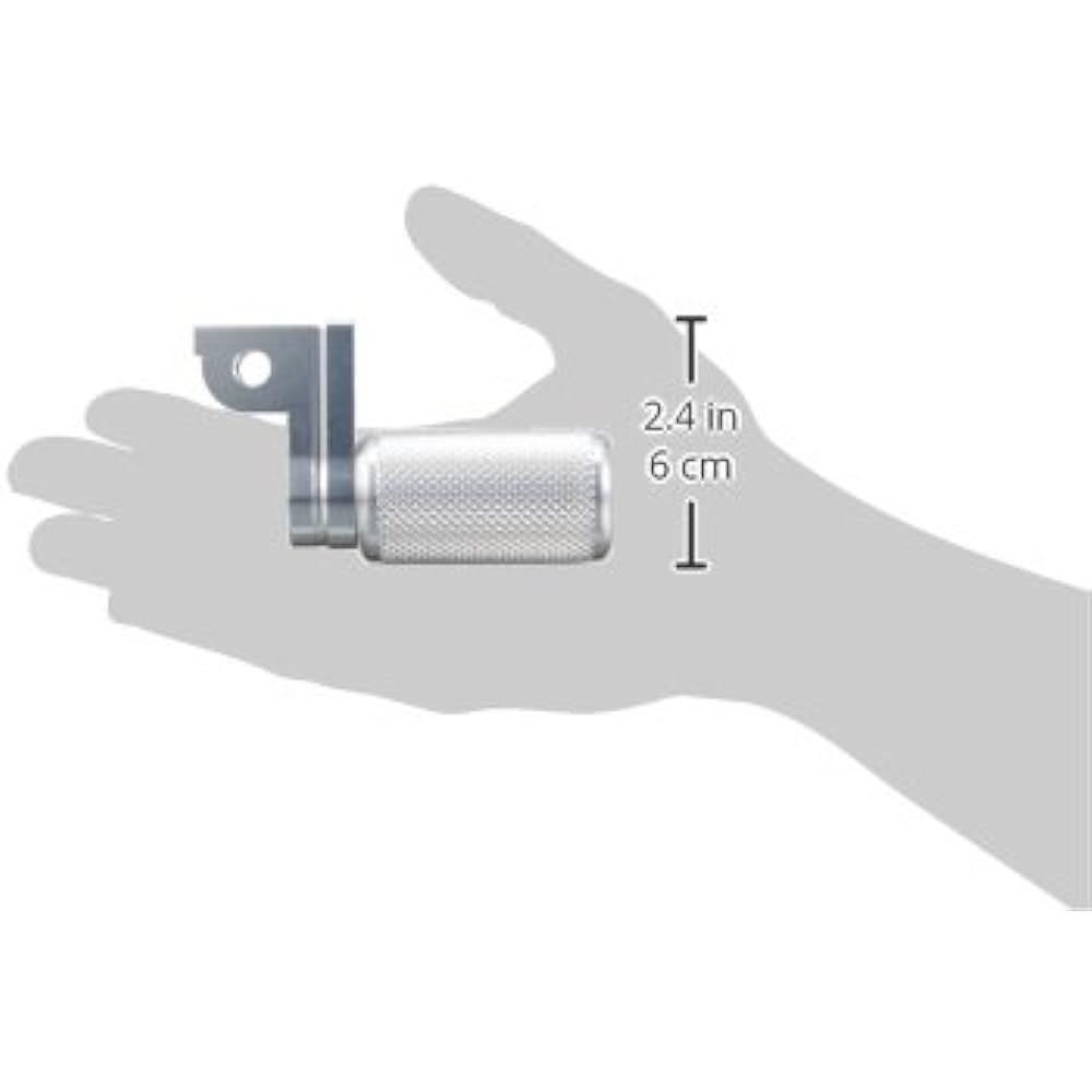 POSH TW225 023073-03 Motorcycle Equipment Machine Step Type 2 Silver