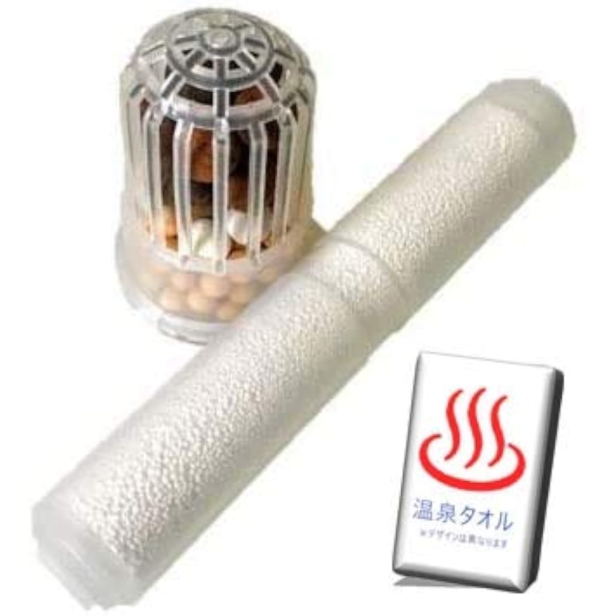 Gaia no Mizu 135 Clean water shower cartridge with original hot spring towel / Replacement guideline: 1 to 3 months /