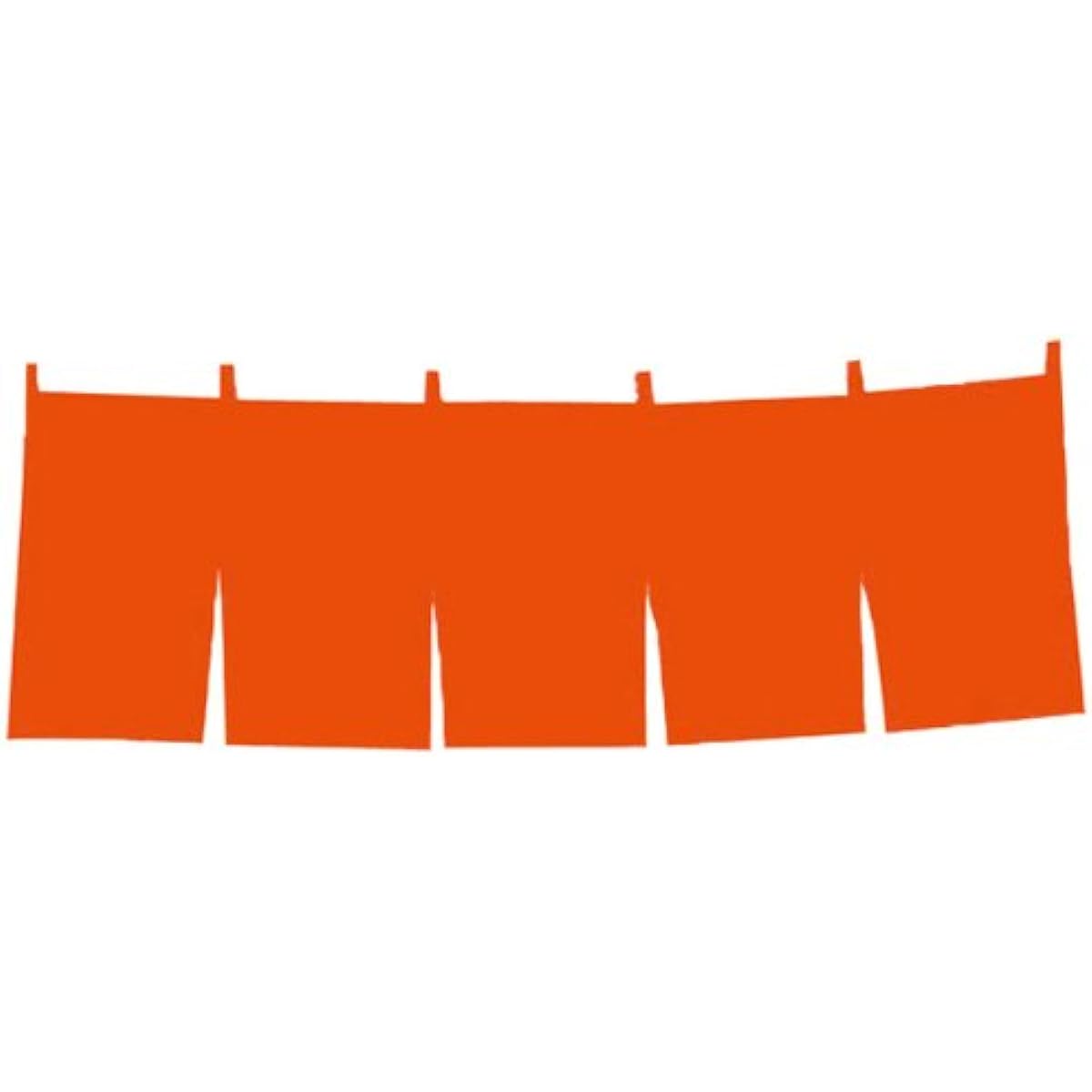 Plain cotton curtain for 1 room, reddish brown