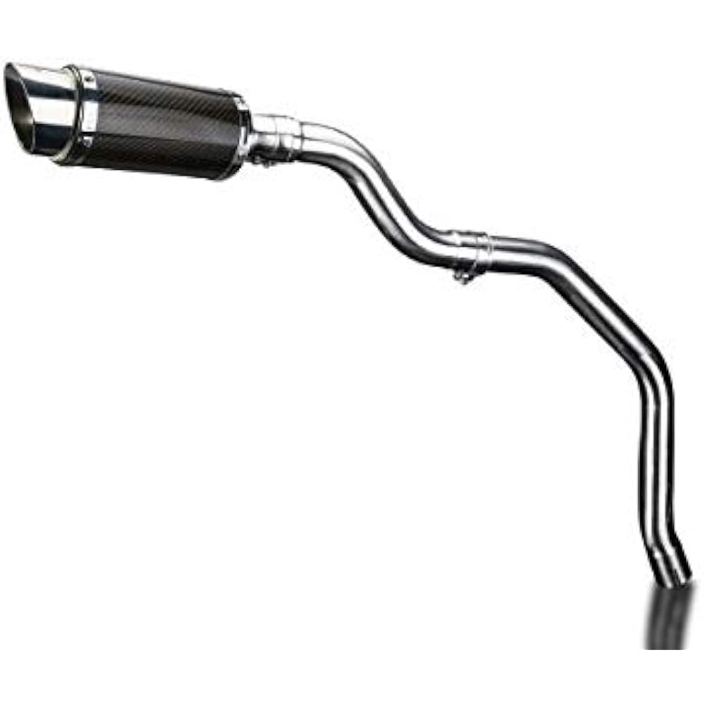 DELKEVIC Slip-on Carbon Muffler TRIUMPH DAYTONA 675/675R 2006-2012 200mm KIT01HG