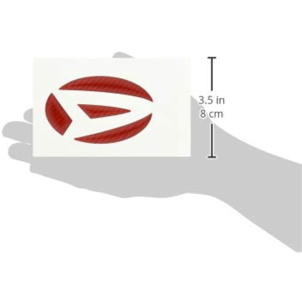 HASEPRO Magical Carbon NEO [Emblem] (for rear) for Daihatsu Copen LA400K (red) NED-6R