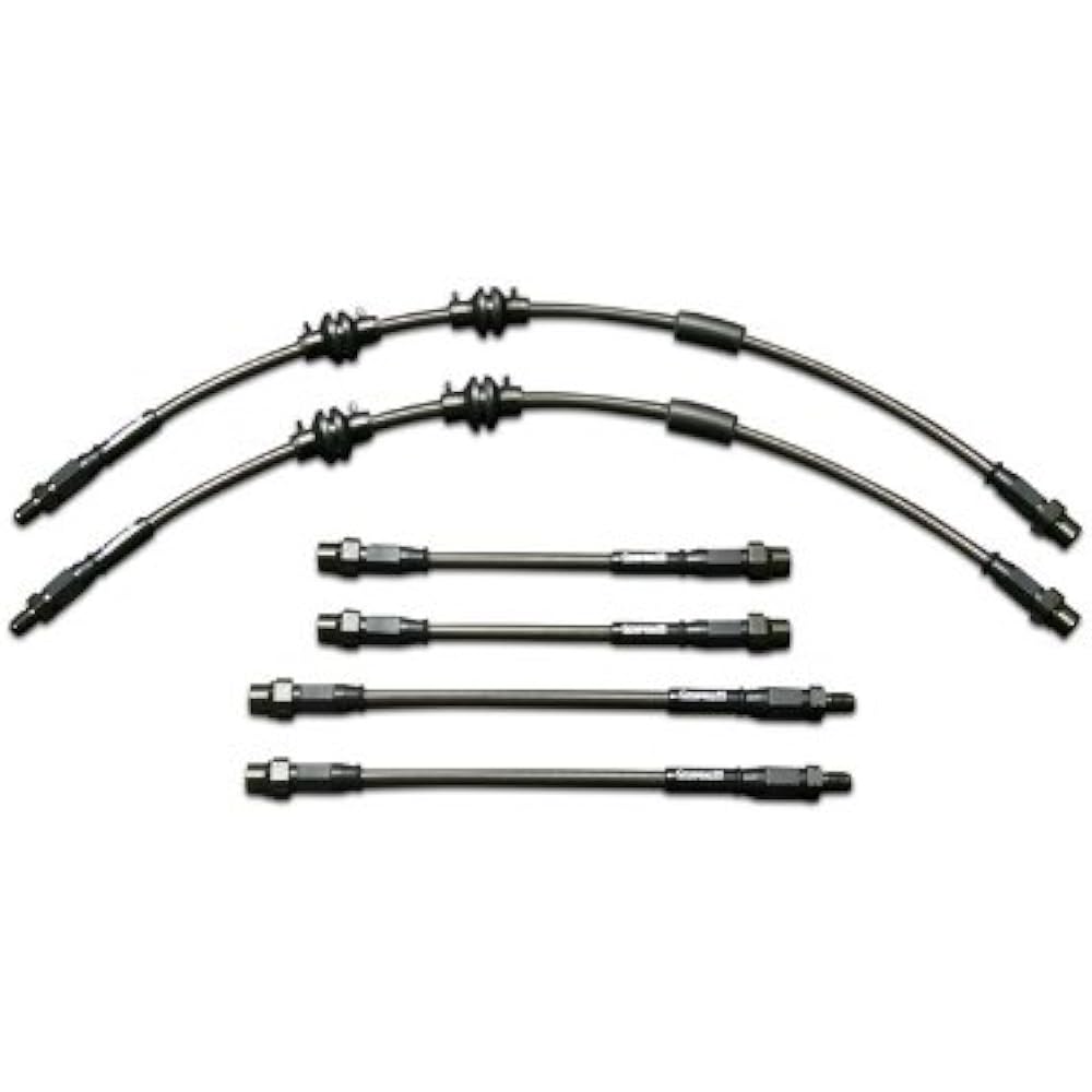 GruppeM Stainless Steel Brake Line for BMW Vehicle Inspection Compatible (Steel) BH-3037