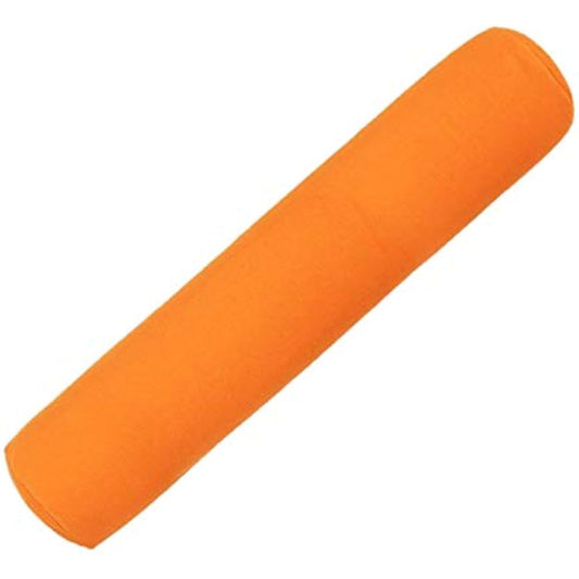 MOGU Long cylindrical cushion that is easy to use for changing positions (body) Orange approx. width 18cm x length 88cm