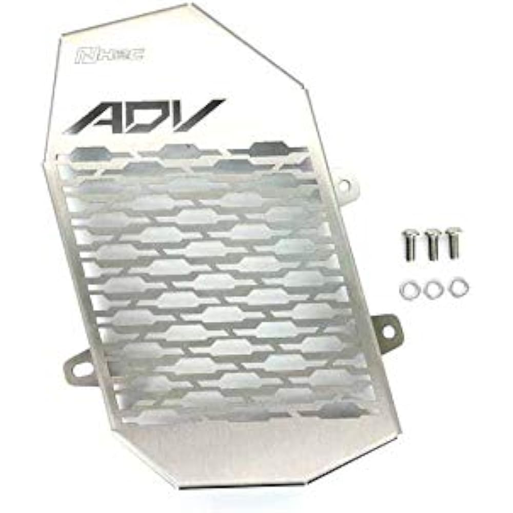 H2C ADV150 (20-21) Radiator Cover, Stainless Steel