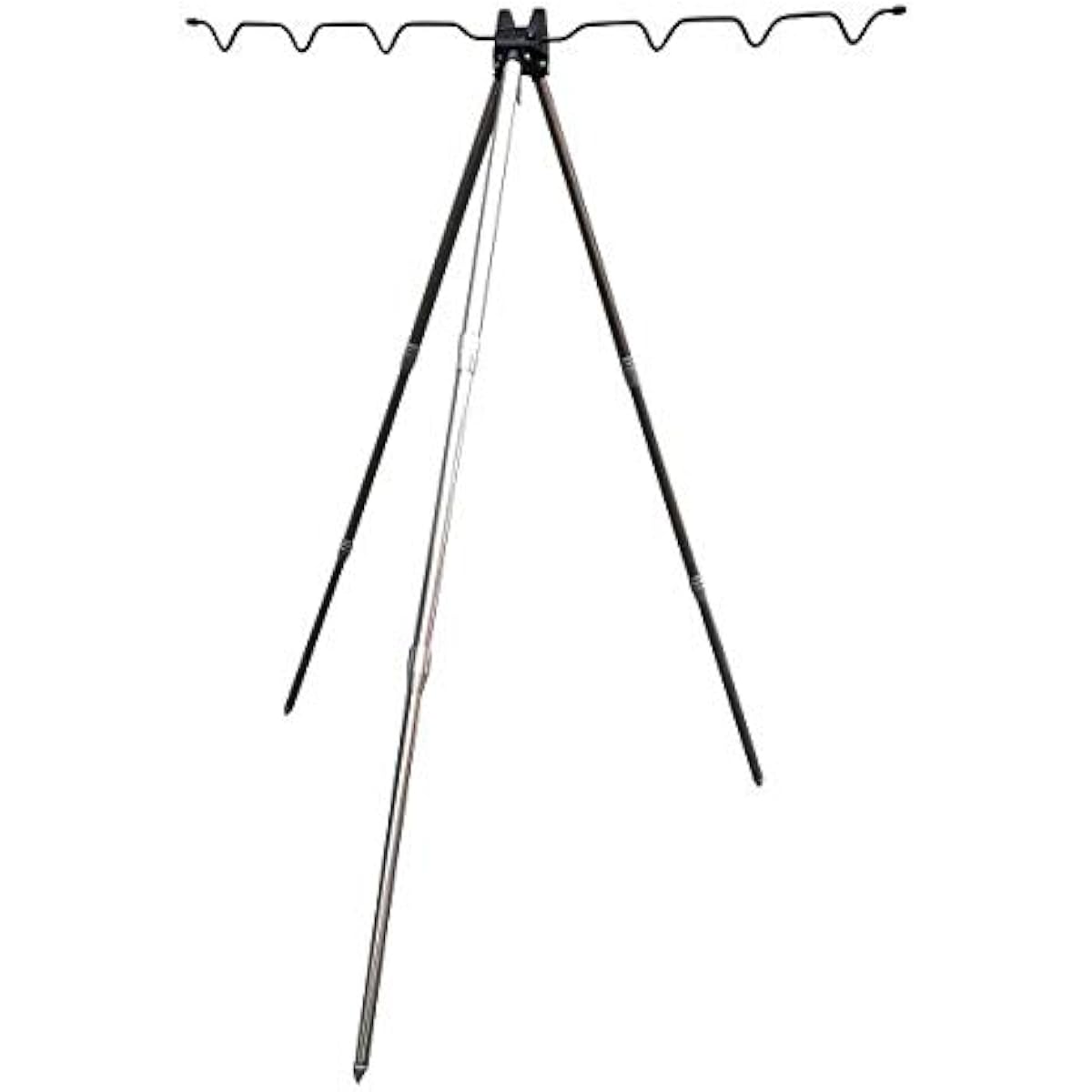 Orld fishing gear tripod "Tattered A" made of stainless steel, maximum load 50 kg, 3 tiers, 3 joints, compact function that can be folded flat, for throwing fishing / aiming for big fish such as ballfish / rock throwing qb500077a01n01