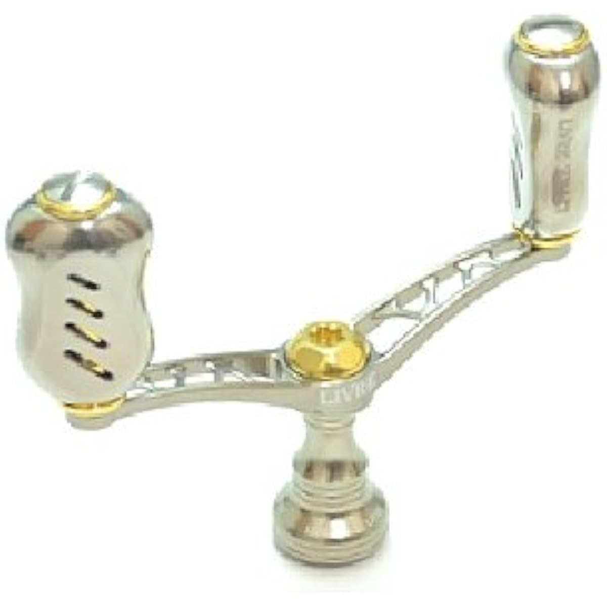 LIVRE Reel Wing 80 Fino Knob for Shimano S2 (Titanium P + Gold G)