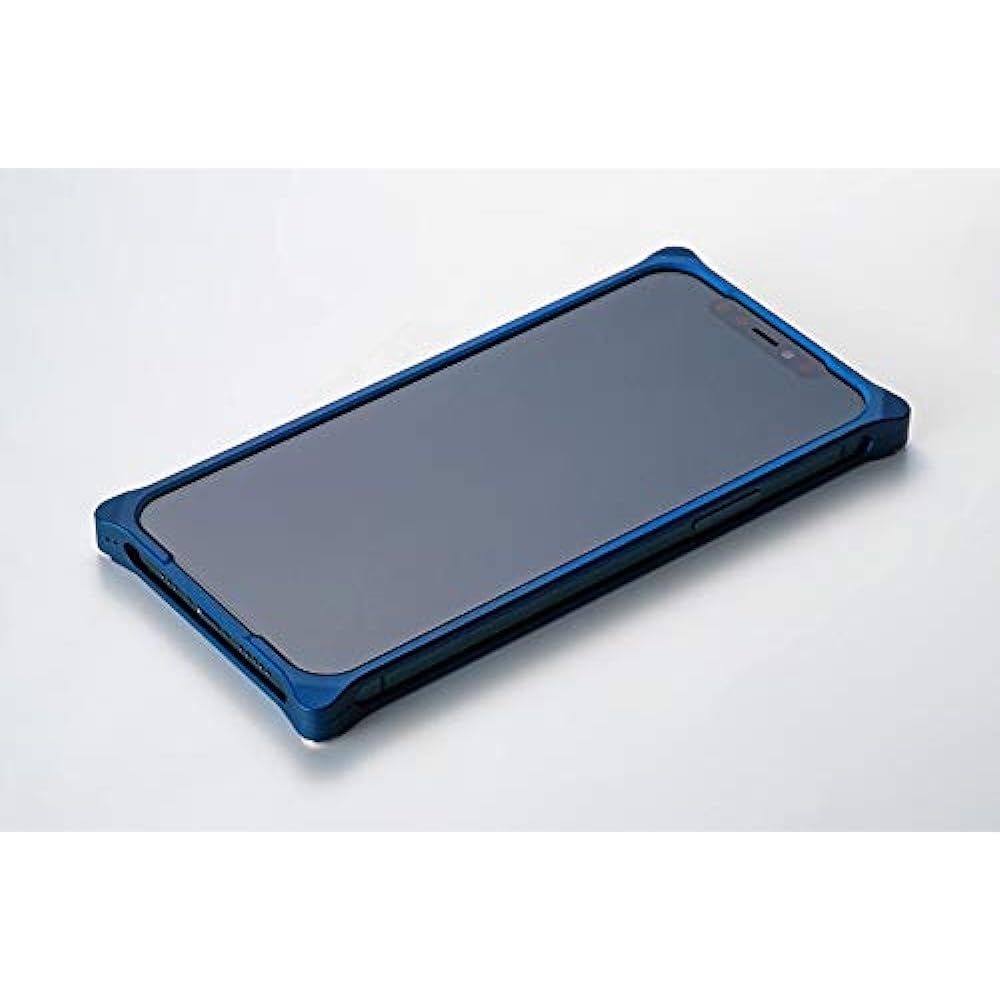 GILD design Solid Bumper iPhone12 iPhone12Pro Case Machined Duralumin Made in Japan Matte Blue GI-428MBL 43174