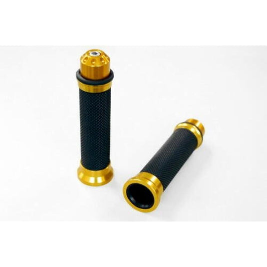 Bike Parts Center Bike Grip Custom Grip Left and Right Set with Gold Bar End Honda Super Dio etc. 903307