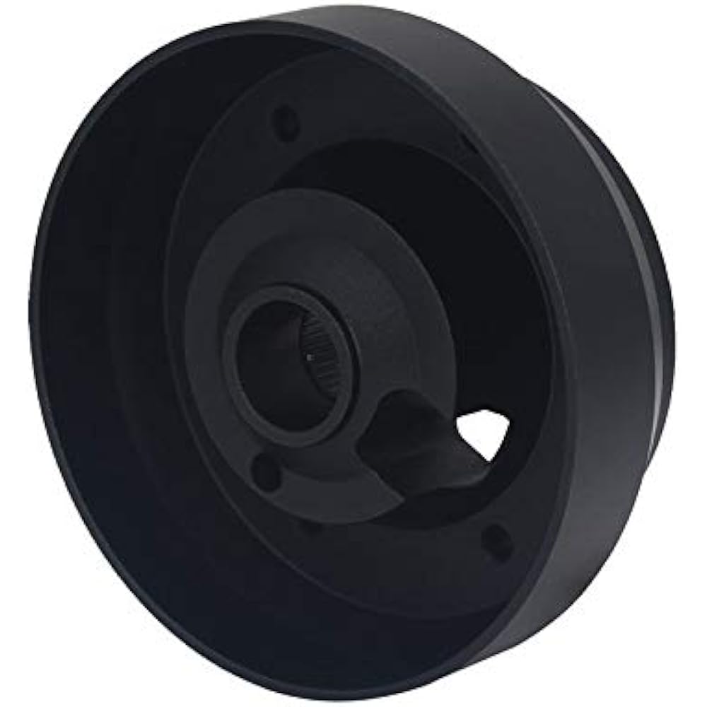 KYOSTAR Black Aluminum Steering Wheel Short Hub Adapter Quick Release Boss Kit GM DODGE BUICK 170H 8333#For