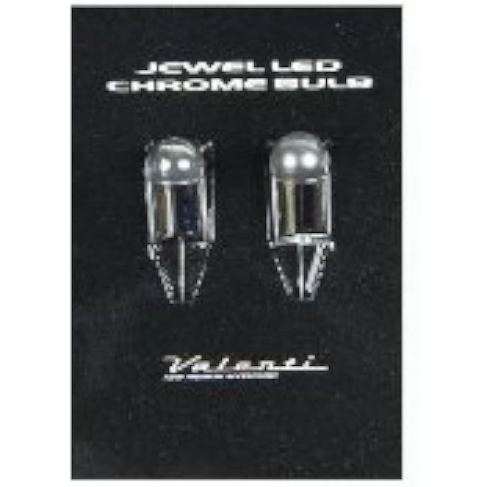 VALENTI LED Chrome Bulb T10 Blue Compatible with Domestic Cars Only LC12-T10-BL