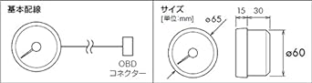 PIVOT meter [DUAL GAUGE RS] Tachometer DRXT