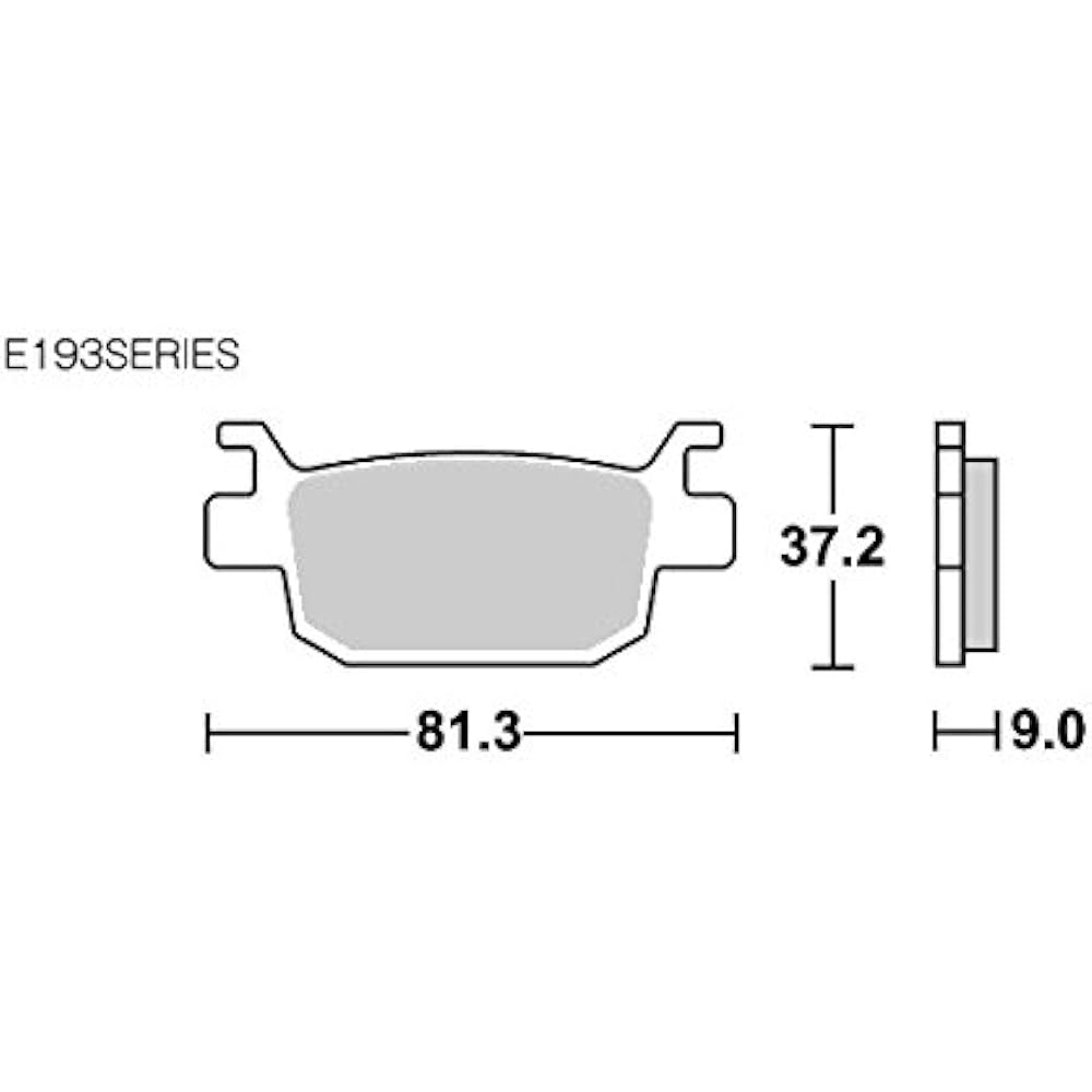 KITACO SBS Brake Pad E193 Ceramic Forza Phase FAZE PCX PCX E:HEV PCX160 etc. 777-0193000