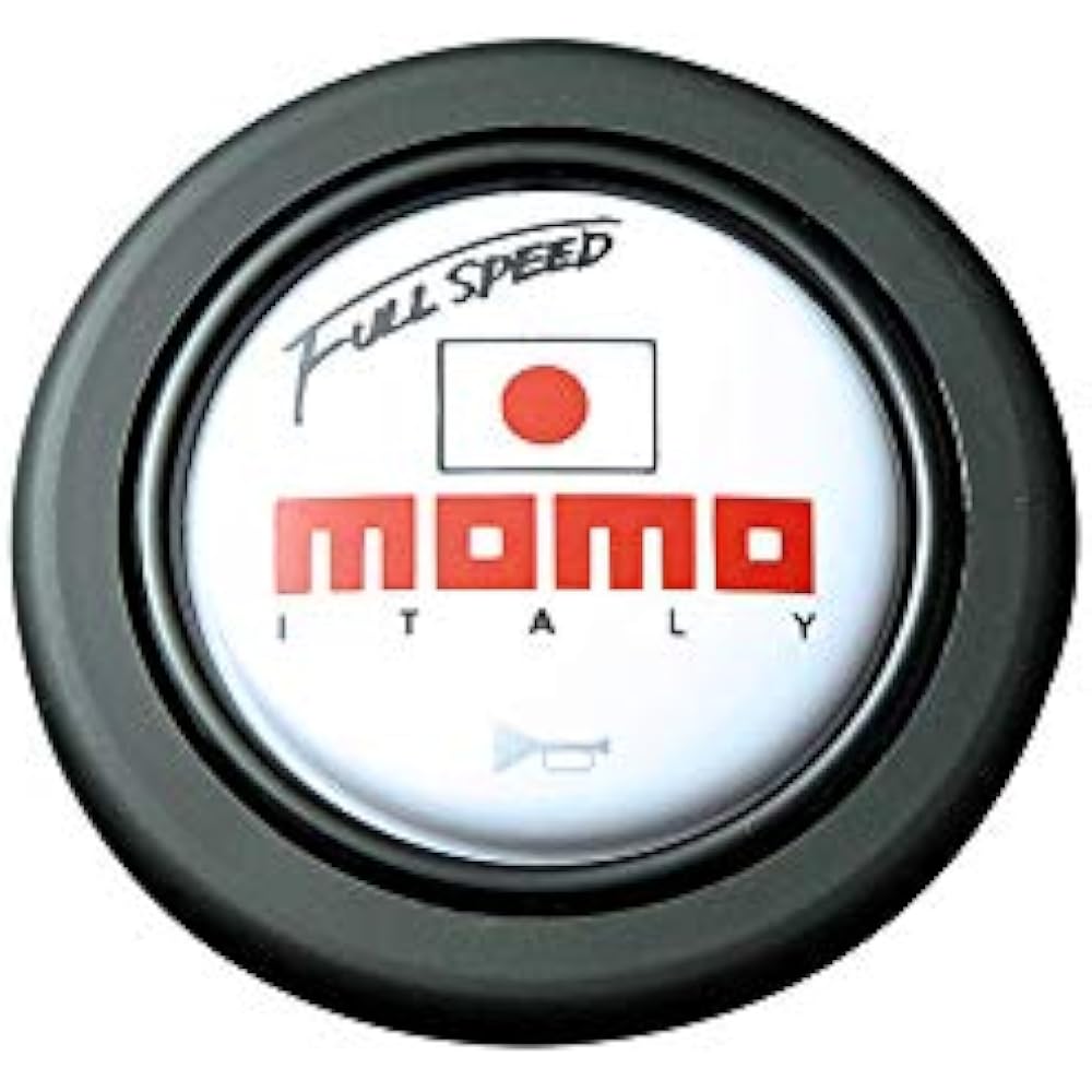 fortune MOMO Full SPEED 348D WH Full Speed Steering 34.8 Pie DEEP 3.5 inches (90 mm) White Top