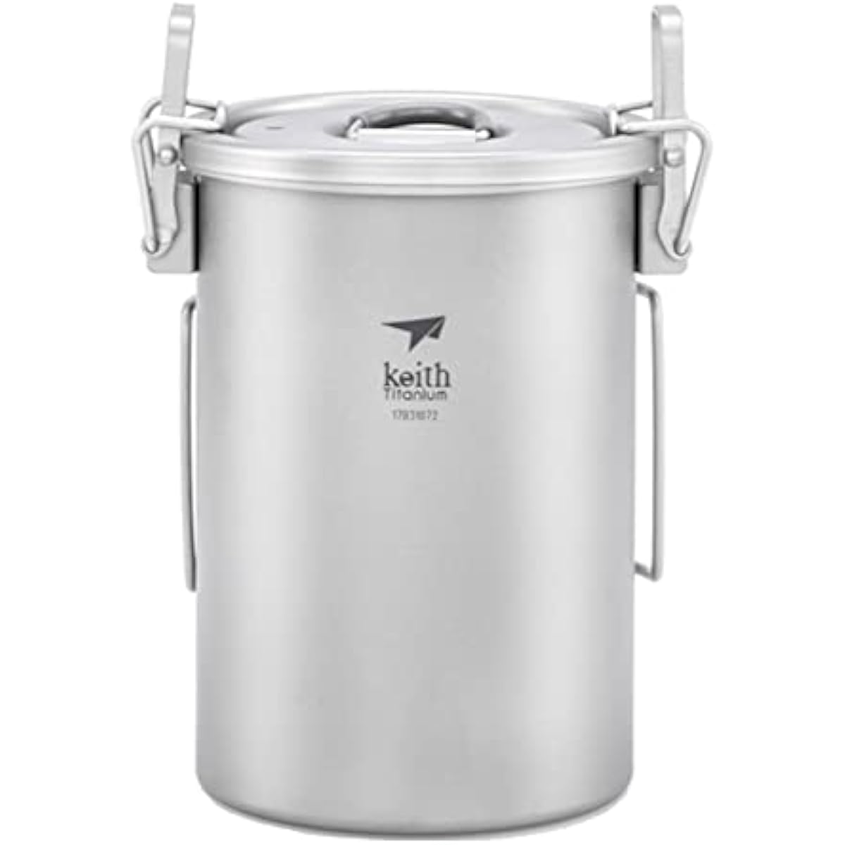 KEITH Cooking Pot Titanium Rice Cooker Kettle Boiling and Steaming Cooker Pot Classic Multifunctional Lightweight Non-Stick Storage Bag Included Ti6300