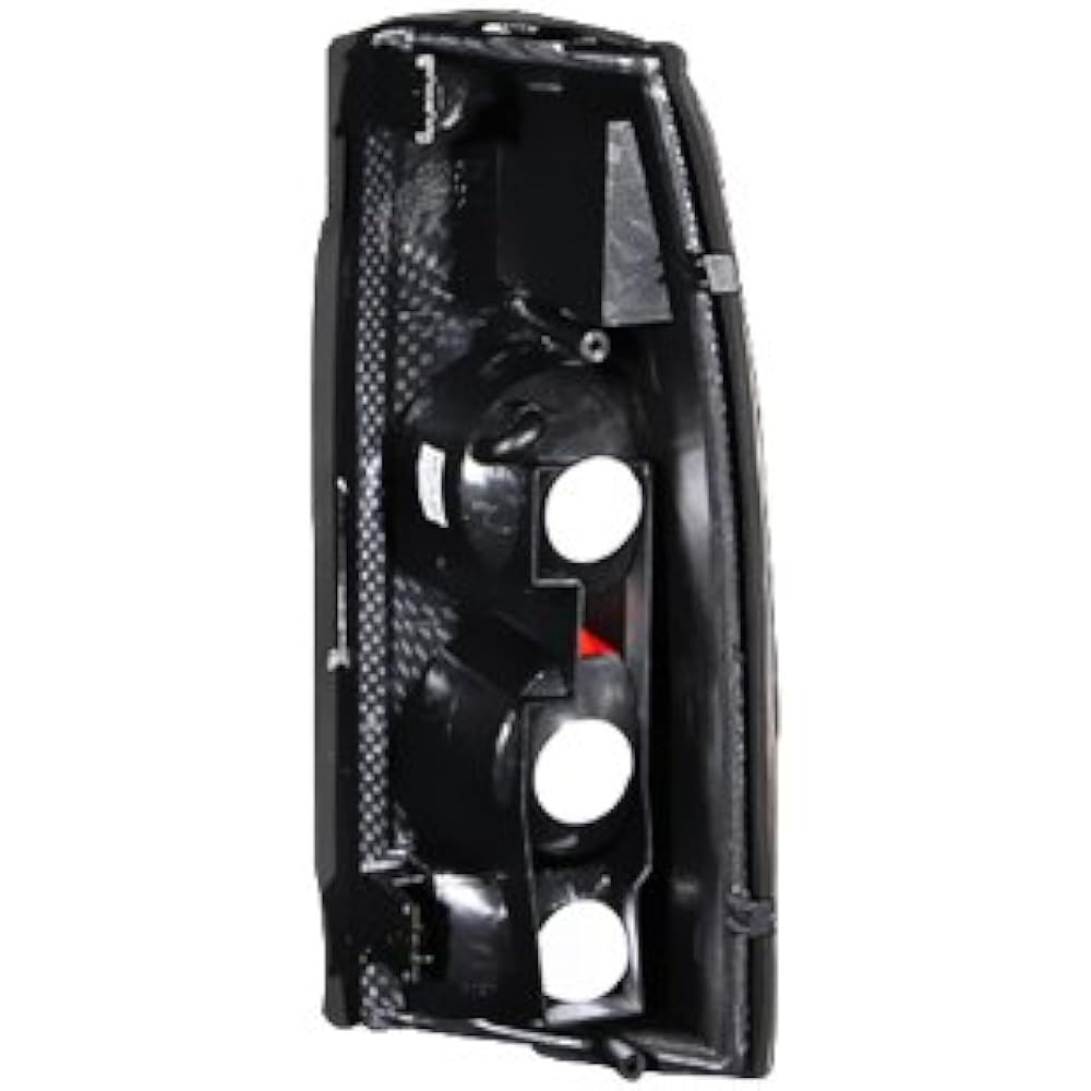 Anzo USA 211019 Chevrolet 3D Style Black Tail Light Assembly- (sold in pairs)