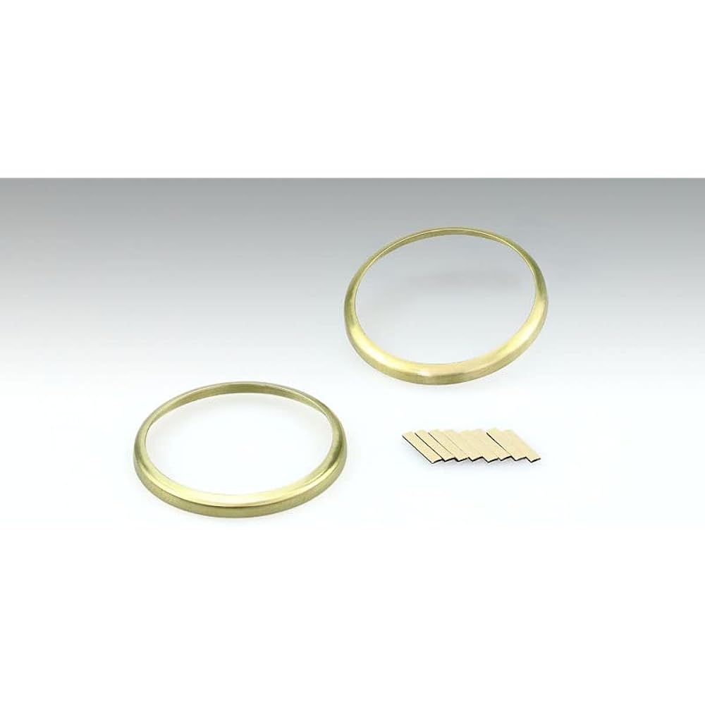 Kijima Motorcycle Bike Parts Turn Signal Rim Brass Rebel 250/500 20Y-・Rebel 1100 Polished HONDA 217-45161 Set of 2